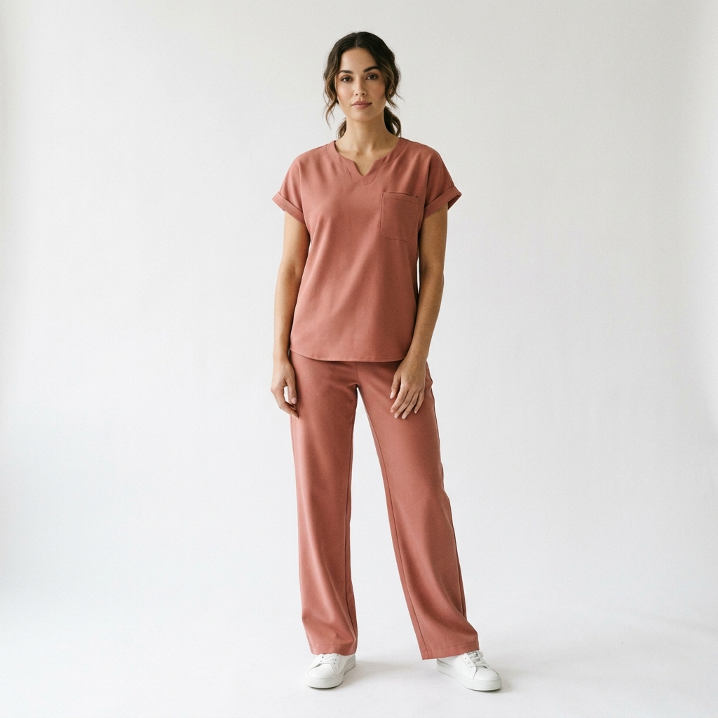 Set LIMA — Scrub Femenino Rosa Palo